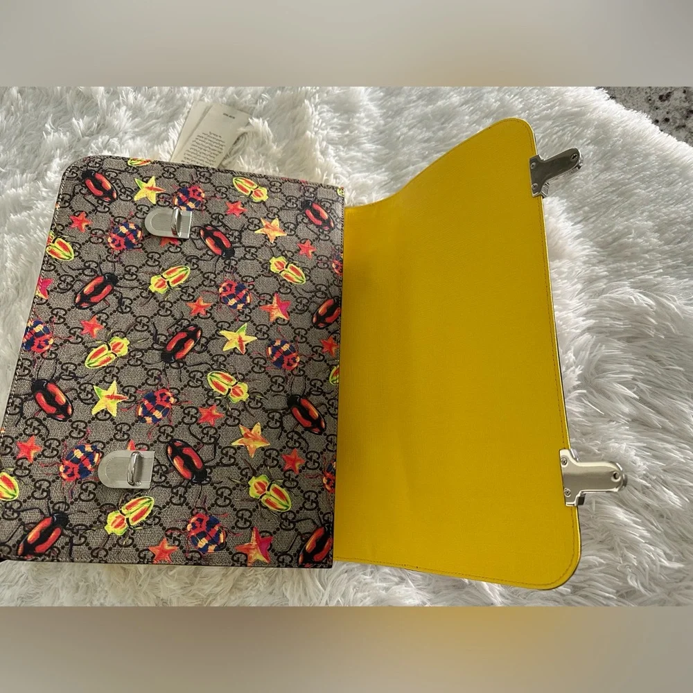 Authentic GUCCI GG Supreme‎ Childrens Beetle backpack bag